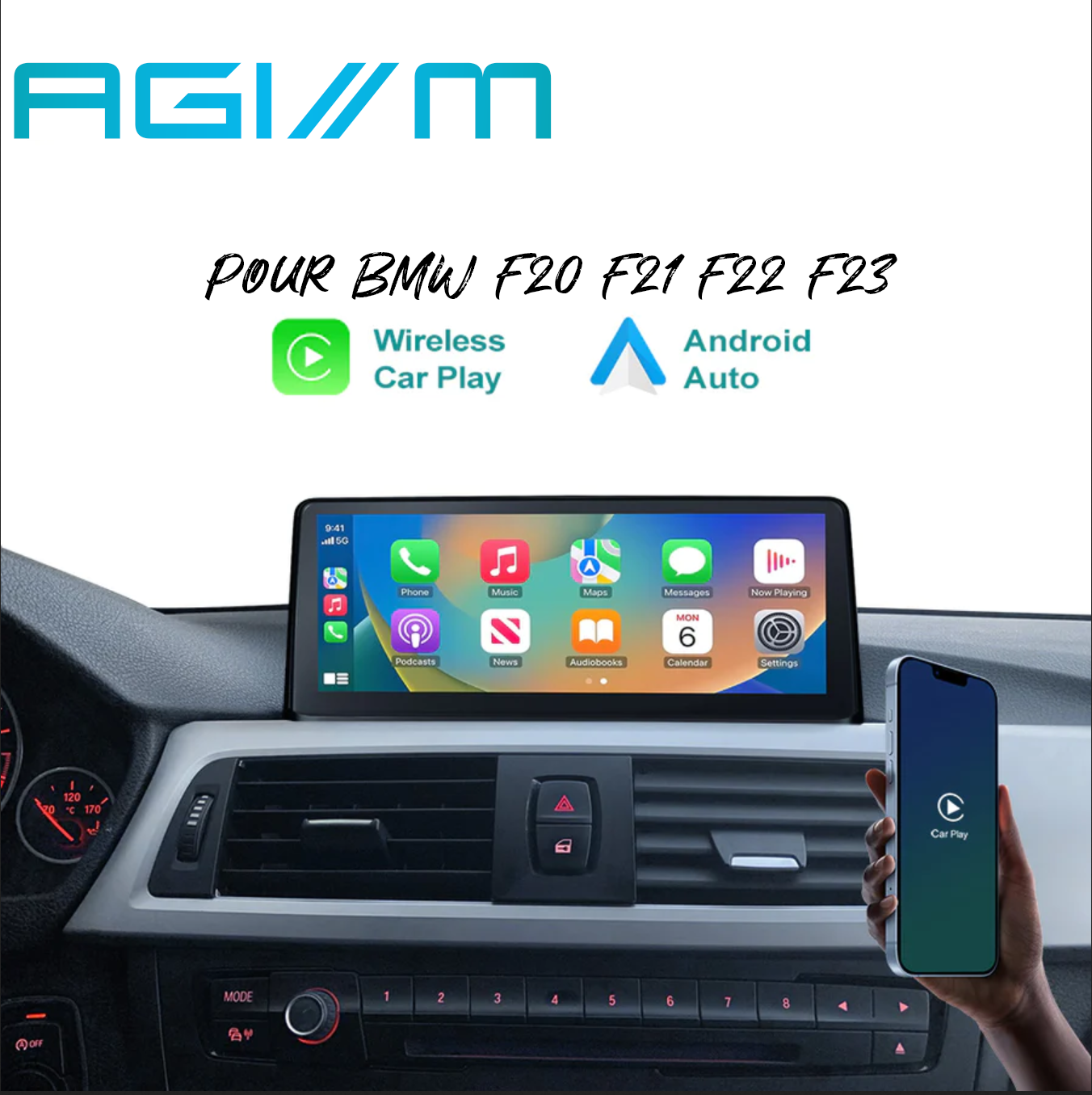  AGIMCODING | Ecran CARPLAY (NBT F2x)