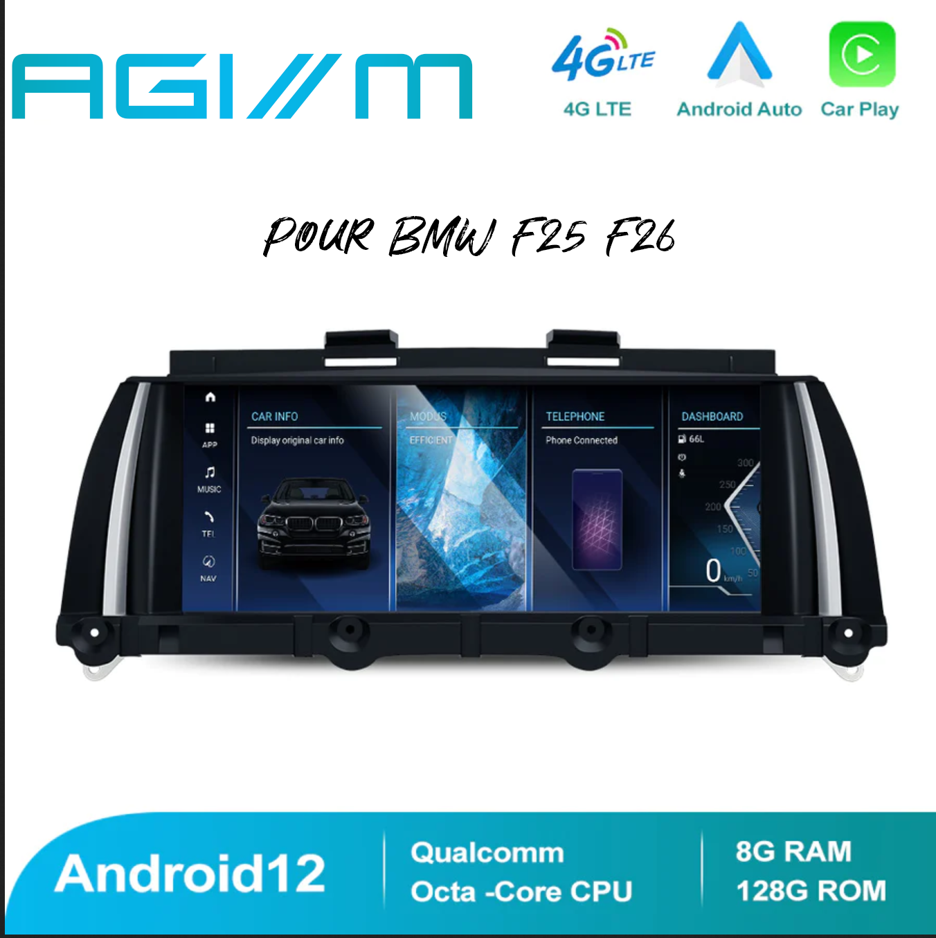  AGIMCODING | Ecran Android 12.0 (F25/F26)