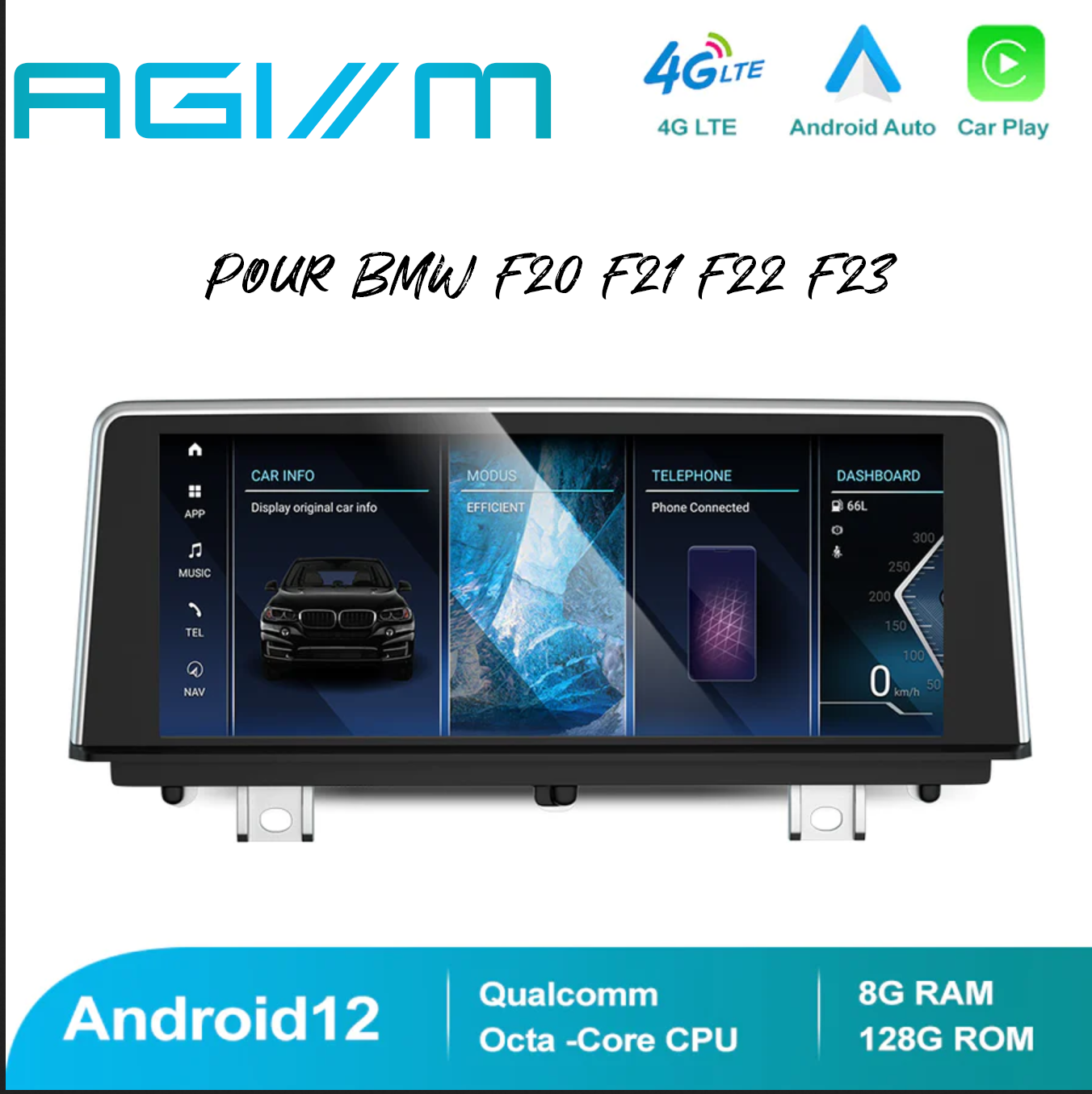  AGIMCODING | Ecran Android 12.0 (NBT F2x)