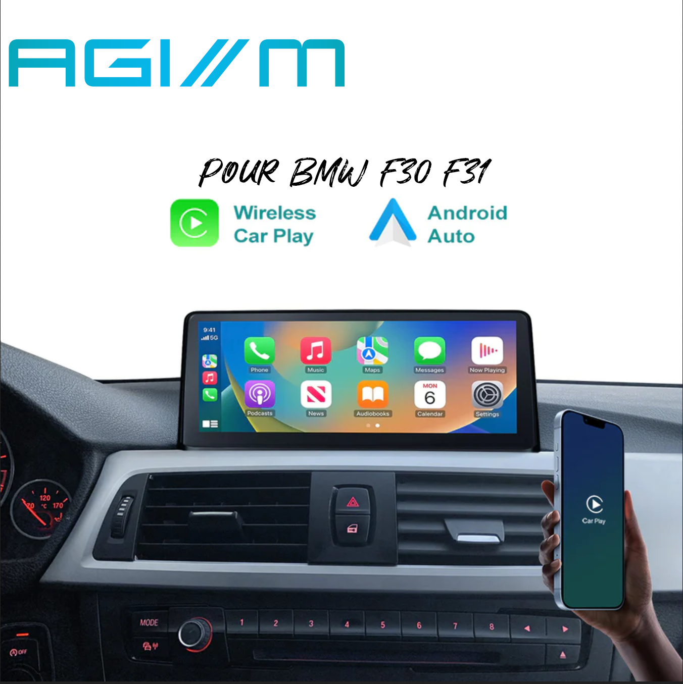  AGIMCODING | Ecran CARPLAY (NBT F3x)