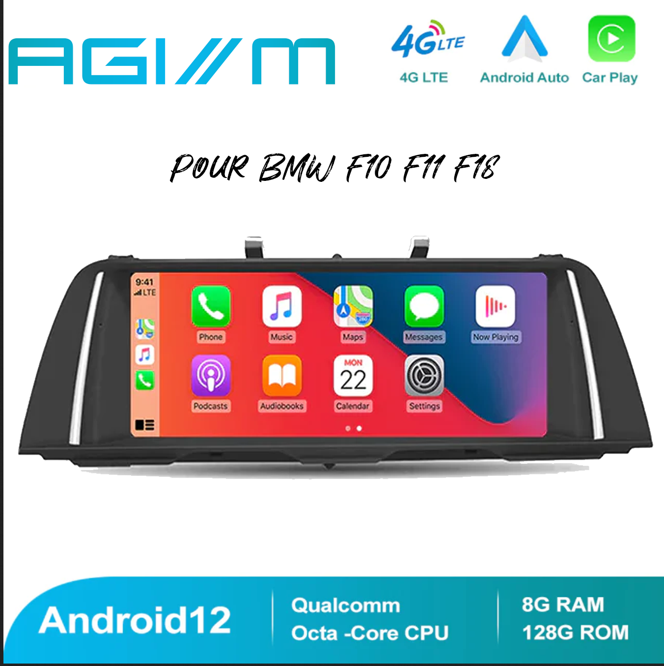  AGIMCODING | Ecran CARPLAY (F10-F11-F18)